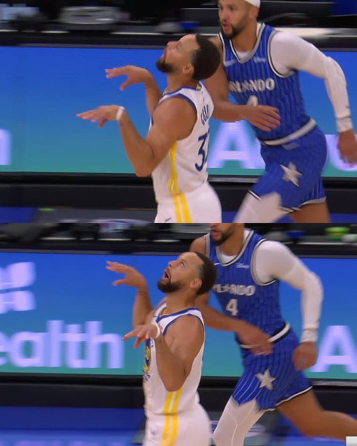 STEPH'S 3PT CELLY 😂😭 