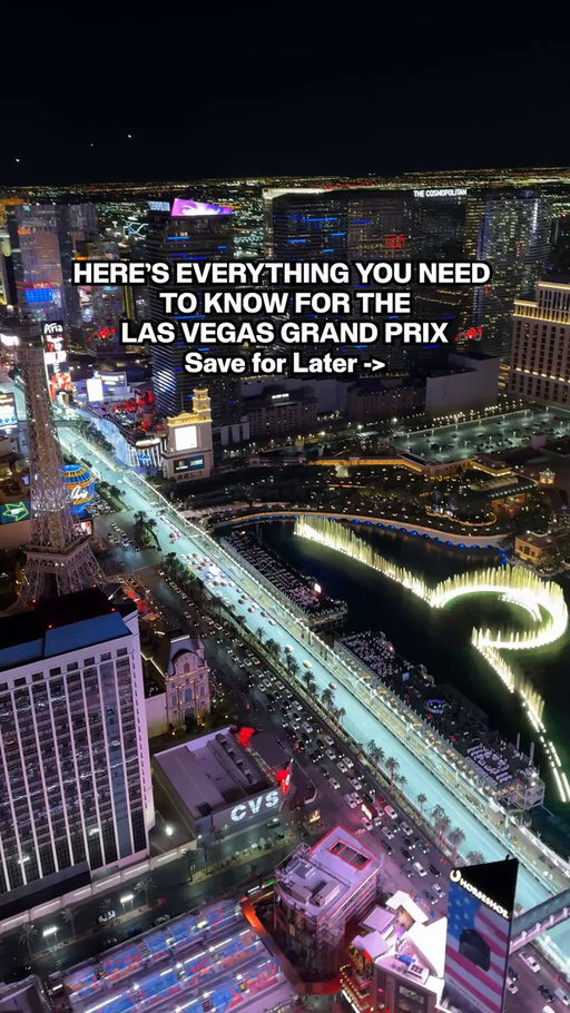 Here’s your guide to everything happening during @F1LasVegas. Save this post for race weekend. 📌 