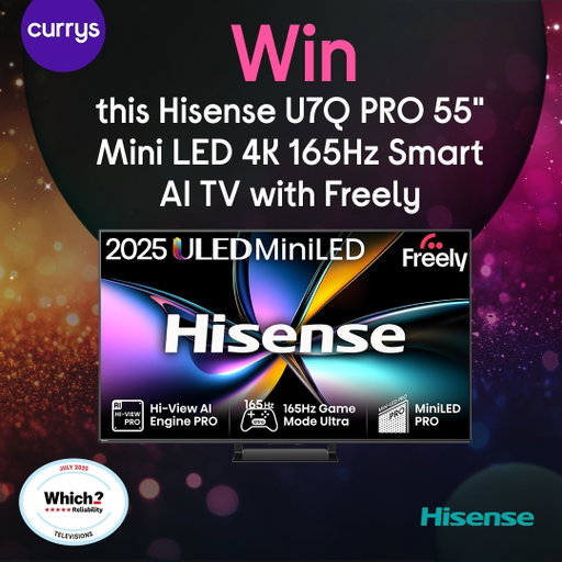 ✨ GIVEAWAY TIME✨

We're celebrating this Black Friday with a full day of TV giveaways! 

To enter follow @Currys, like this post and reply with your favourite movie snack #CurrysPurpleFriday 👇

Comp closes: 20/11
T&amp;Cs: https://t.co/0s3P31rd2H 
