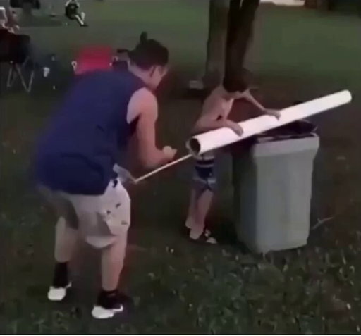 The moment when a child's dream came true 