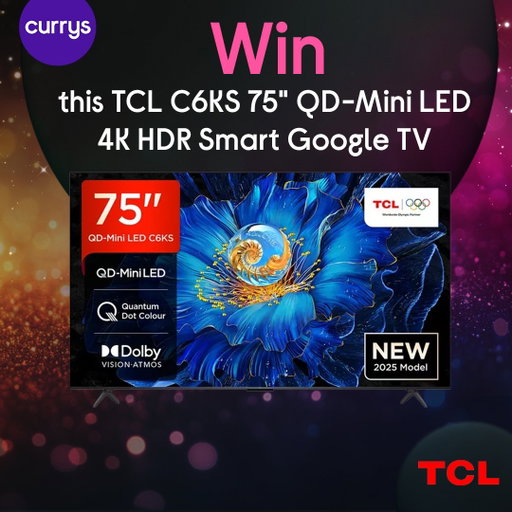 ✨ GIVEAWAY TIME✨

We're celebrating this Black Friday with a full day of TV giveaways! 

To enter follow @Currys, like this post and reply with your favourite Christmas film #CurrysPurpleFriday 👇

Comp closes: 20/11
T&amp;Cs: https://t.co/HmErGlk0TS 