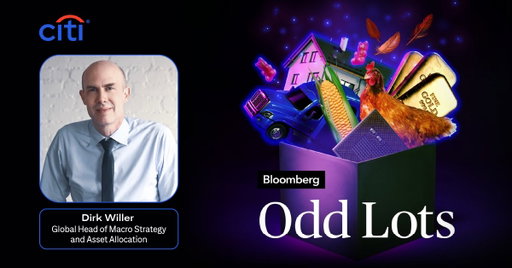 Dirk Willer, Citi Research’s Head of Global Macro Strategy and Asset Allocation, joined Bloomberg's Odd Lots podcast to share his insights on why he believes we are in bubble territory with AI. Listen here: https://on.citi/47OPXXP 