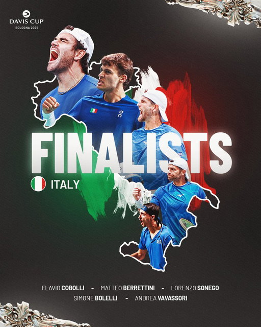 A HOME FINAL IN BOLOGNA 🇮🇹🔥🇮🇹🔥

Italy are finalists once again!  😱

#DavisCup 