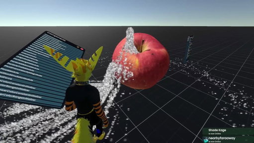 I've been finally going through some of my fun list things to implement to @ResoniteApp - one of those being particle sliding against colliders!

This is really fun to play with! Coming soon! :3  

#Resonite #gamedev #socialVR 
