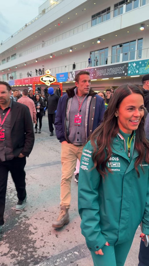 Ben Affleck is at @F1LasVegas 👀 