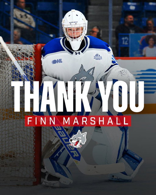 Wishing you all the best, Finn!🐺

Show em what you’re made of in the BCHL with the Surrey Eagles 🦅 

#AlwaysAWolf 