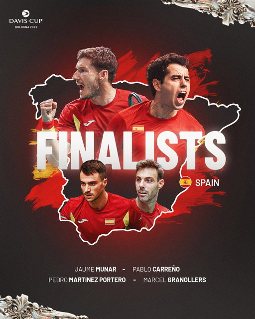 Spain are into the #DavisCup Final 8 Final! 🇪🇸

They take the doubles to win the tie 2-1 and set up a showdown with the reigning champions 👏 