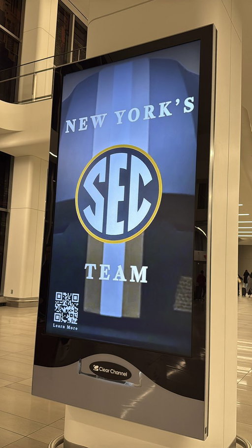 Vanderbilt has an ad running in LaGuardia calling themselves “New York’s SEC team” 