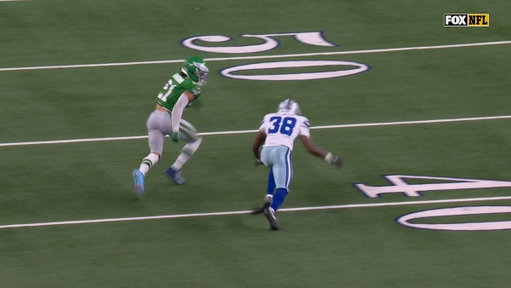 Cowboys rookie Alijah Clark just created a TEXTBOOK clip of what every special teamer should do 💯

He gets SMOKED by Sydney Brown, gets up, gets knocked down again, gets up, then gets downfield to force a fumble to give the Cowboys GREAT field position

 