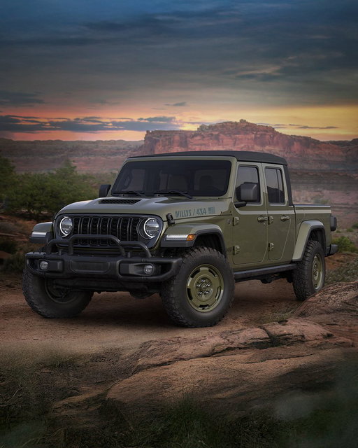 The Jeep® Gladiator Willys ’41 joins our elite rank of 4x4s, reporting for duty. 