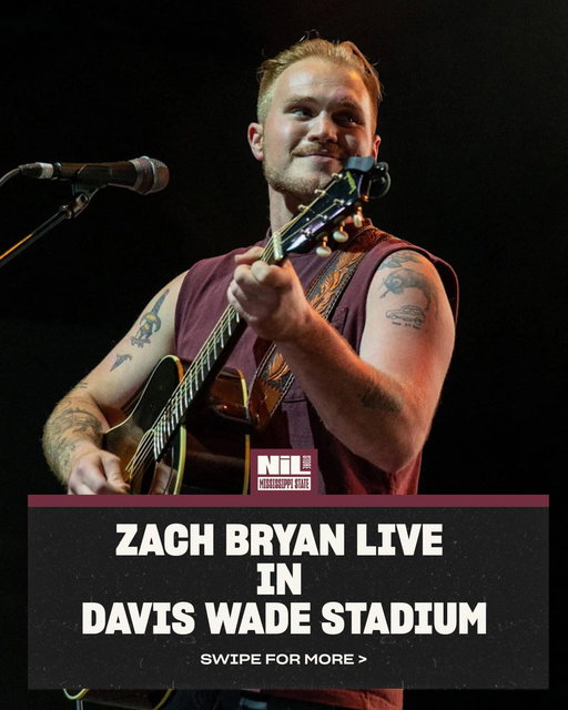 Concerts In Davis Wade 🌾
Zach Bryan Live In DWS May 2nd 🐶 
#hailstate 