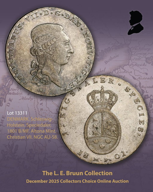 Rare coins are crossing the auction block this December! Mark your calendars for the next installment of the legendary L.E. Bruun Collection. Swipe for sneak peek! #denmark #worldcoins

Preview here 👉 https://auctions.stacksbowers.com/auctions/3-1O5HO6/december-2025-world-collectors-choice-online-auction-selections-from-the-le-bruun-collection-session-1-coins-of-denmark-lots-13001-13334 