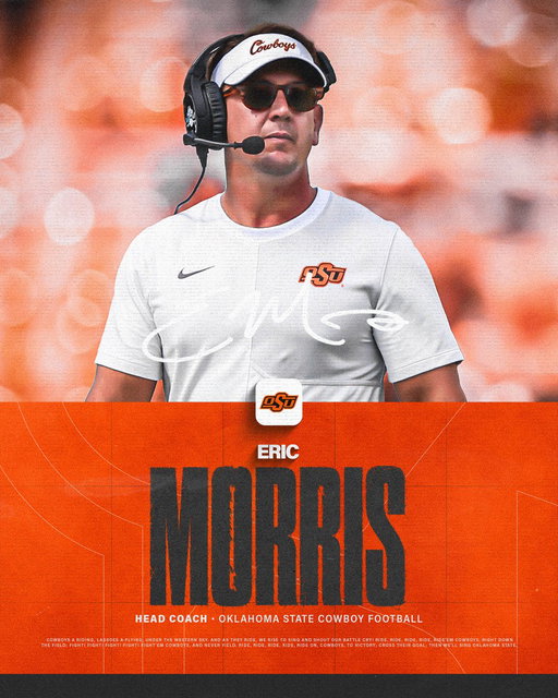 Coach Morris takes the reins. Welcome to Cowboy Country 🤠

🔗: https://t.co/RQKWpvgWo0

#GoPokes | #okstate 
