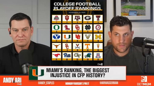This is the first time in 11 years of covering this that I feel like a team is being personally wronged by the committee. 