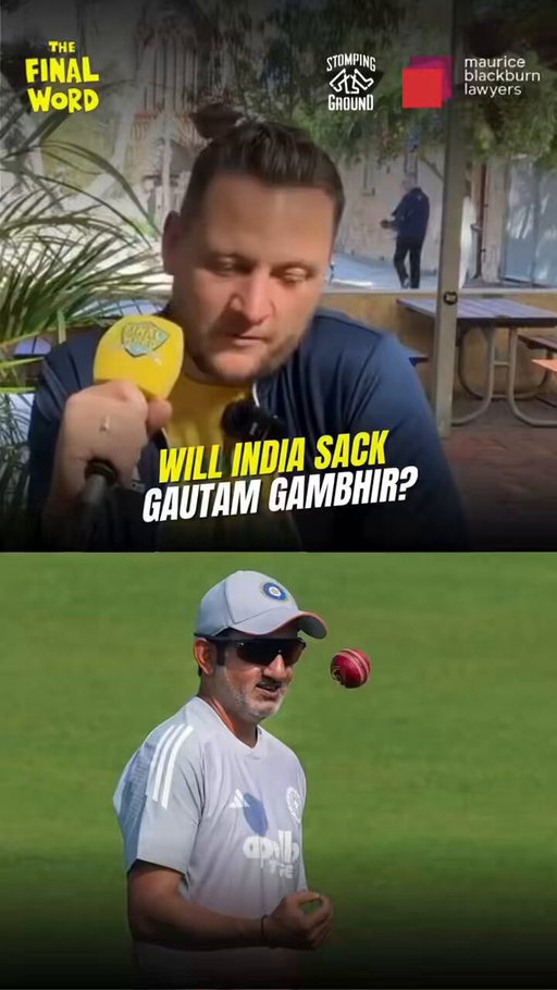 "It doesn't matter how powerful you are, when it's time for you to go, you go. Ganguly got knocked off as the head of the BCCI, Kumble got knocked off as coach of India. Will Gambhir be next?" 