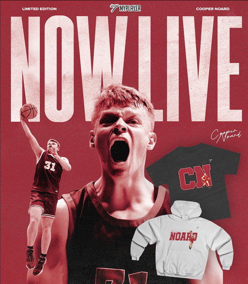 MERCH DROP

We’re thrilled to launch @Noard_Cooper's MyPlayer collection 🔥

This collection will only be available for one month, so show your support and use the @myplayerathlete 🔗 in bio!

Athletes make money on every sold item. Get your Cooper gear today! 
