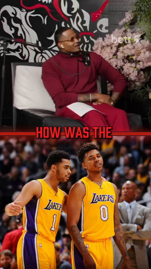 Nance revisits the Nick Young &amp; Iggy Azalea phone incident with D’angelo Russell… WILD 💀📱 