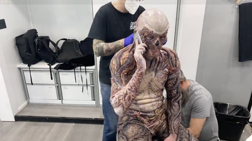 Jamie Campbell Bower's transformation into Vecna 