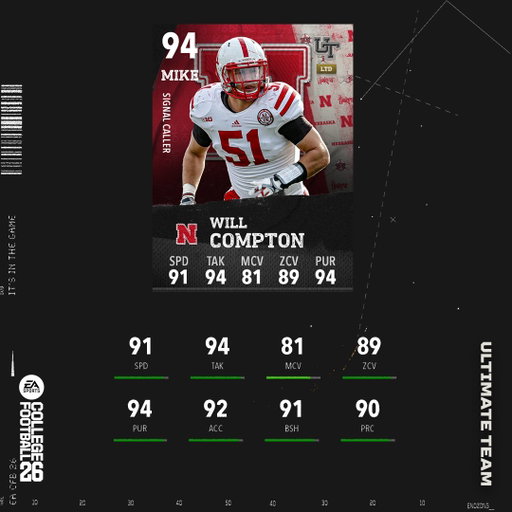 From the bus to the gridiron 🚌➡️🏈

Your favorite duo @TaylorLewan77 &amp; @_willcompton officially have #CFB26 Ultimate Team player items! 