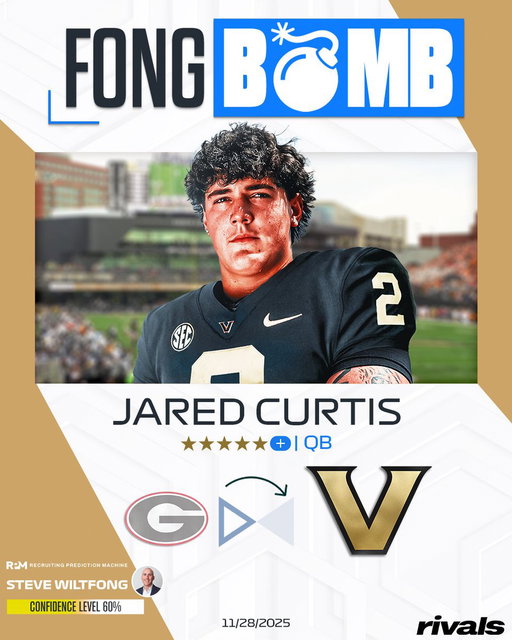 FONG BOMB: Rivals’ @SWiltfong_ has logged an expert prediction for Vanderbilt to flip Georgia Five-Star Plus+ QB commit Jared Curtis⚓️

Read: https://t.co/PJI8EduzFk 