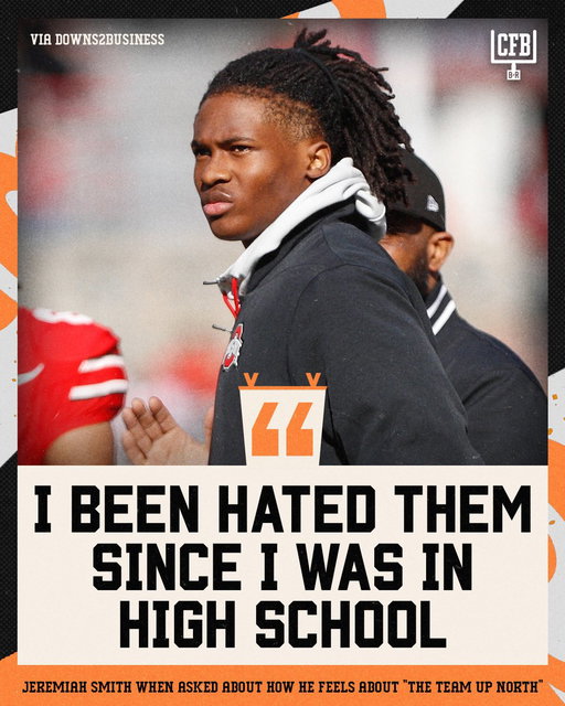 Jere❌iah says that this rivalry started before he was at OSU

Nothing but hatred for TTUN 😶

(via @downs2business) 
