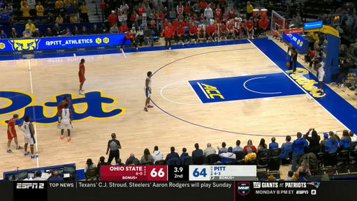 RT @accmbb: DAMARCO MINOR CALLS GAME 🤯

📺 ESPN2 x @Pitt_MBB 