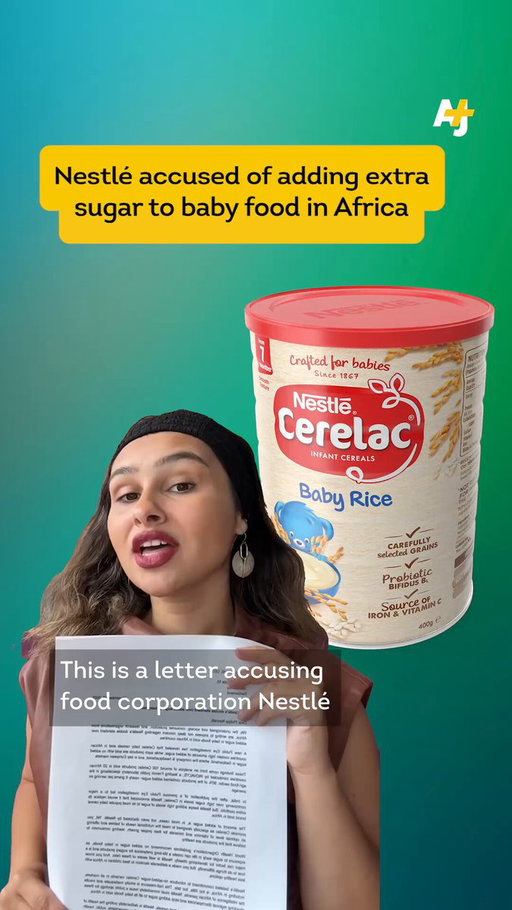 A new report claims Nestlé is selling baby food with added sugar in Africa, while its equivalent products in Europe contain none.  

Nestlé has denied wrongdoing regarding the allegations. 