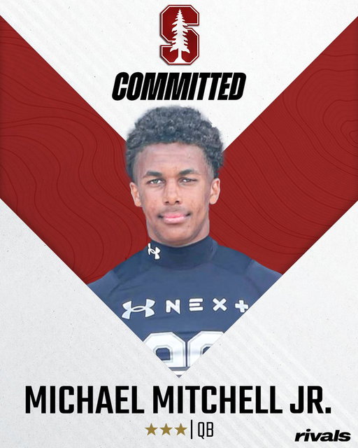 BREAKING: San Francisco (Calif.) Riordan QB Michael Mitchell has committed to Stanford and broke down why he chose the Cardinal https://t.co/JnoBesAFjN 