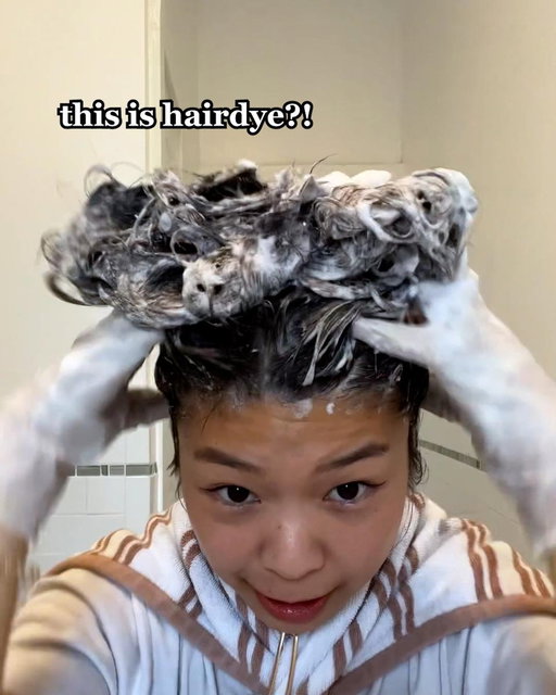 milk tea hair 