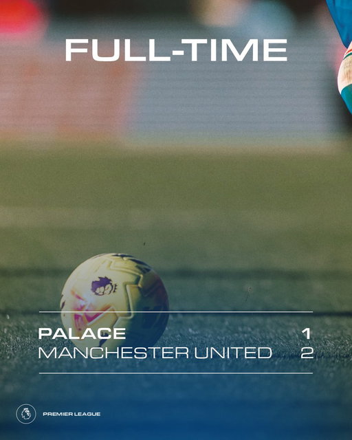 Defeat at Selhurst. 