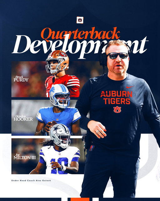 Development that translates beyond Saturdays 📈

@CoachGolesh | #WarEagle🦅 