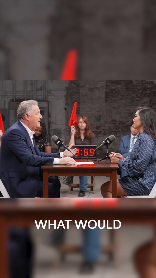 Piers Morgan debates gender identity on #surrounded #gender #politics #debate @piersmorgan 