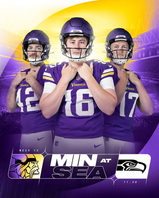 Gameday in Seattle.

#Skol 