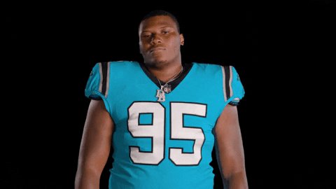 Well we might be missing 3 key starters but we still got Derrick Brown, who just tipped a pass in the redzone that led to a Nick Scott pick.
#KeepPounding #NFL 