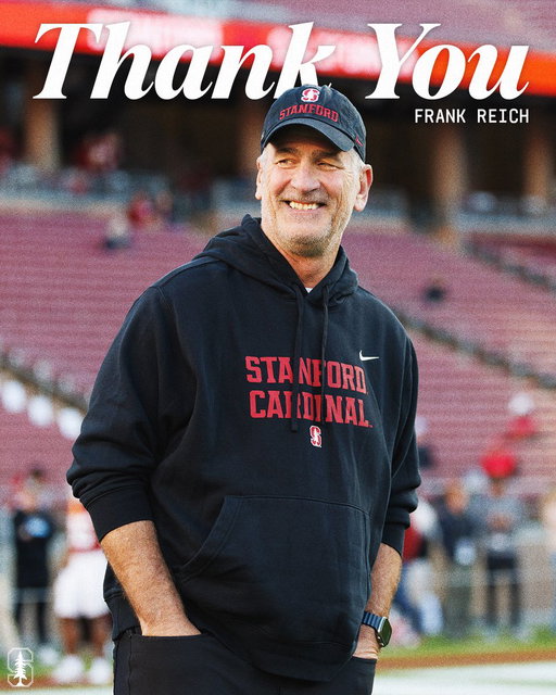 In a year full of change, your leadership became our constant.

Thank you for everything, Coach Reich. 