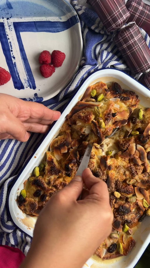 Pannetone Bread &amp; Butter Pudding 