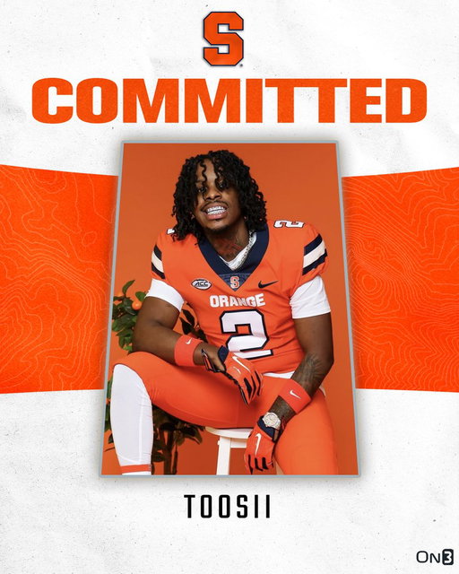 🚨BREAKING🚨 Famous rapper Toosii (Nau’Jour Grainger) has committed to Syracuse🍊

Toosii is best known for hit songs like ‘Favorite Song’.

Read: https://t.co/LjD1W3qaOE 