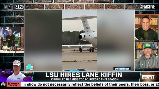 "The Ole Miss meeting ends &amp; a player comes out and says it's the Pete Golding era..

Lane texts me &amp; he goes I'll do your interview right now..

I knew that I had to get to that airport &amp; it was a scene" ~ @MartySmithESPN #PMSLive 