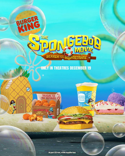 SpongeBob menu got flavors POPPIN’ off like bubbles 