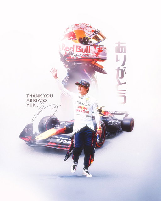 ありがとう、ユウキ🫶

Thank you, Yuki, for your commitment and hard work this season. We’ll keep pushing for a strong weekend in Abu Dhabi and look forward to working with you as our Test and Reserve Driver for 2026. 