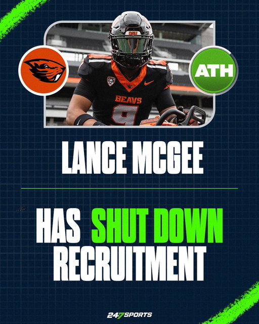 Sumner (Wash.) athlete Lance McGee has shut down his recruitment and will sign with Oregon State, where he had originally committed before opening things up after the firing of Trent Bray. The hiring of JaMarcus Shephard has McGee back with the Beavers https://t.co/wwVfxikl5p 