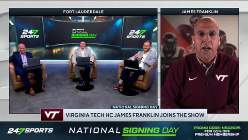 "I must admit I haven't slept much. I'm a little envious because I saw other coaches that got hired... none of their commits de-committed from those schools...

One guy landed his plane and the No. 1 recruit in the country was waiting for him." 😂 

@HokiesFB HC James Franklin 