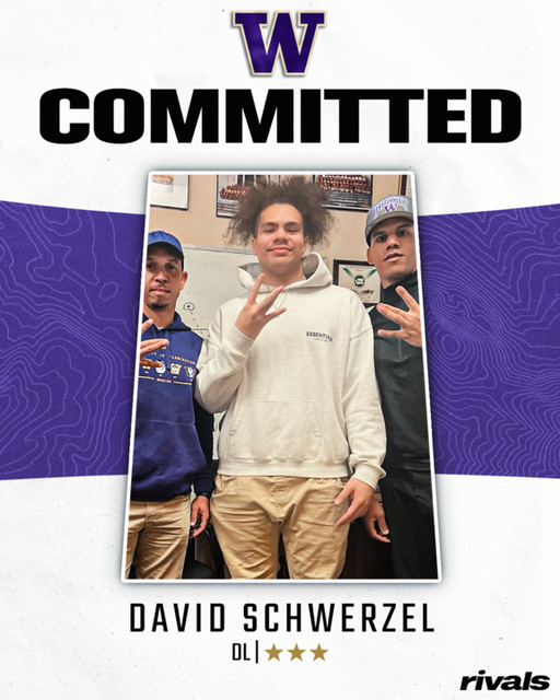 BREAKING: In what was a whirlwind 24 hours, Seattle (Wash.) O’Dea DL David Schwerzel will stay close to home to play his college ball and signed with the Washington Huskies https://t.co/9vLR2u49i0 