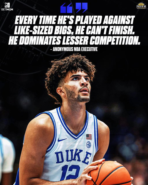 Anonymous NBA exec on Duke star Cameron Boozer 😳

F68 Mock Draft 1.0 ⬇️
https://tinyurl.com/56aydex7 