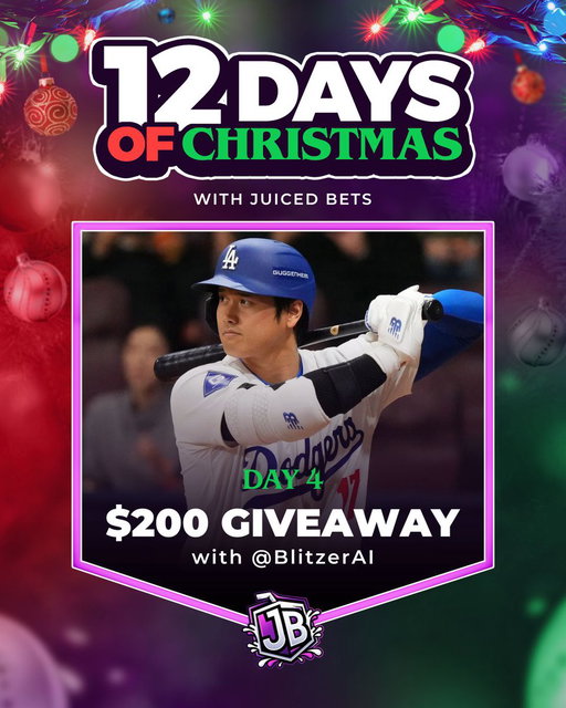 🎁 12 DAYS OF CHRISTMAS - DAY 4 🎁

$100 to 2 lucky winners 🎅

RT + follow @BlitzerAi @OxJuiced to enter!