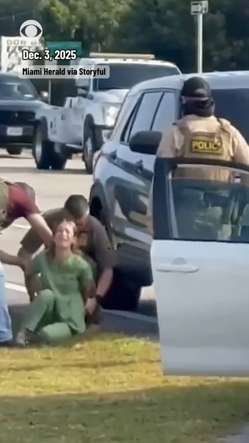 A U.S. citizen was forcibly removed from her car by federal agents in Key Largo, Florida on Wednesday after she refused to present her driver's license and roll down her window when stopped, U.S. Customs and Border Protection said. 

She was placed in a patrol vehicle while agents searched her car, located her driver's license and confirmed she was a U.S. citizen. She was then released.