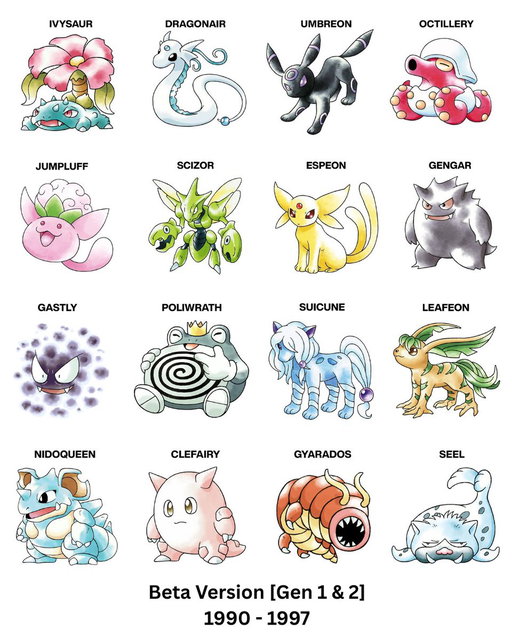 Artist reveals what your favorite Pokémon almost looked like 😱

In 2018, an old Pokémon Gold & Silver demo from the ’90s leaked online, revealing dozens of early Pokémon designs that were never released.

These early versions only existed as tiny pixel sprites inside the prototype games, and many were changed or completely redesigned before the final versions came out.

Fast forward a few years, and artist @RacieBeep  decided to redraw those beta sprites as full illustrations in the style of Ken Sugimori, so we can see each demo Pokémon in all its glory.