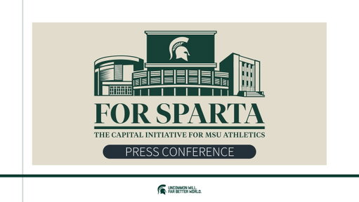 Today will be a historic day for Michigan State.

Join us at 10 a.m. for a major announcement, streaming live on the MSU Athletics YouTube page: https://t.co/SbRlOIPJUK 
