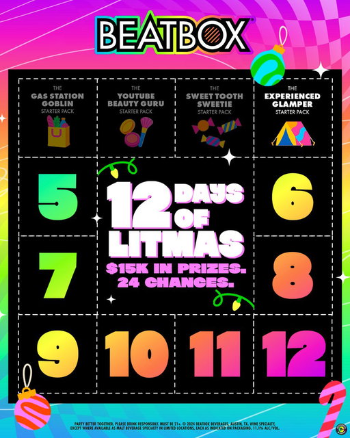 It’s Day FOUR of our 12 Days of Litmas and we’re just getting warmed up! 🔥 We’re giving away $15k in prizes on Instagram + Discord for the next 12 days, tap in and follow to claim the holiday goodies coming your way!🎄 