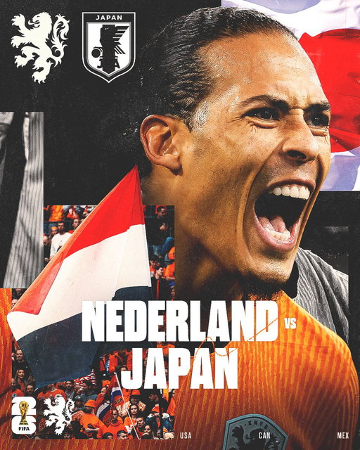 We’ll face Japan next summer! 🇳🇱🇯🇵

#NothingLikeOranje #FIFAWorldCup #NEDJPN 